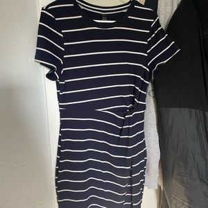 Shein knot front mini dress